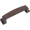 Jeffrey Alexander 96 mm Center Brushed Oil Rubbed Bronze Square-to-Center Square Renzo Cabinet Cup Pull 141-96DBAC - alternate 8